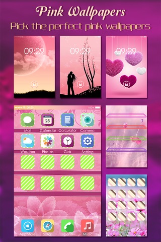 Pink Wallpapers, Themes & Backgrounds Pro - Girly Cute Pictures Booth for Home Screen screenshot 2