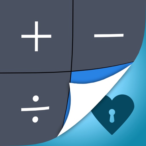 Secret Calculator Plus+ Free - Hidden photo manager protection with safe calcularor password and best hidden privacy browser with image saver icon