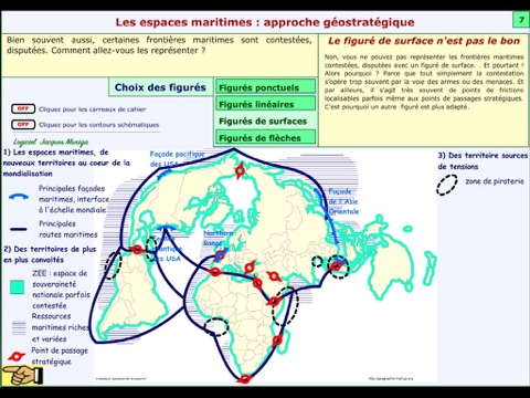 Croquis de géographie - Les espaces maritimes : approche géostratégique screenshot 4