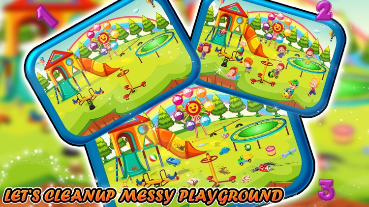 Playground Cleaning & Wash – Cleanup & fix the messy kid’s park