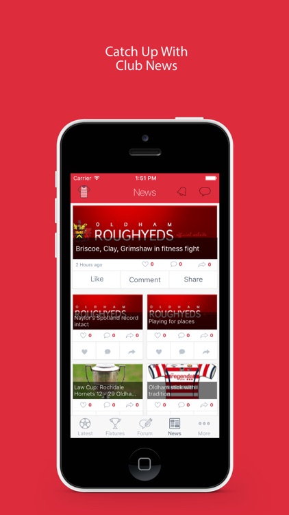 Fan App for Oldham RLFC
