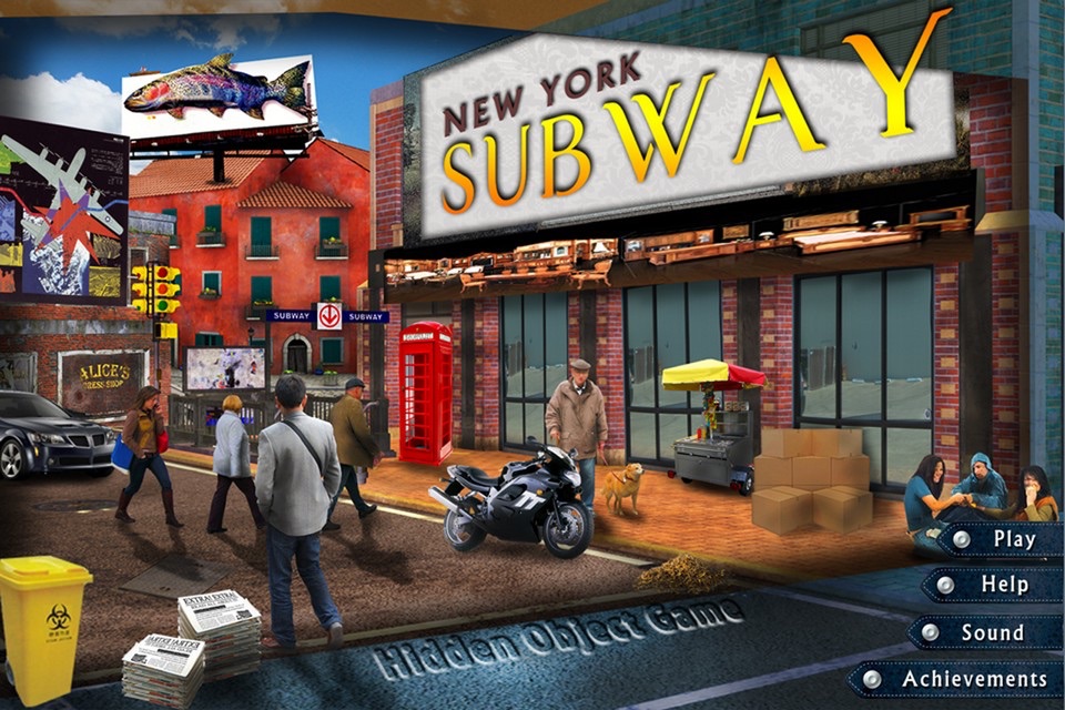 New York Subway Hidden Object screenshot 3
