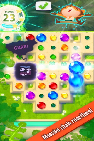 Gems Crush - 3 match puzzle blast game screenshot 4