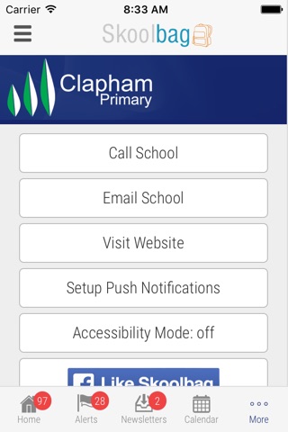 Clapham Primary School - Skoolbag screenshot 4