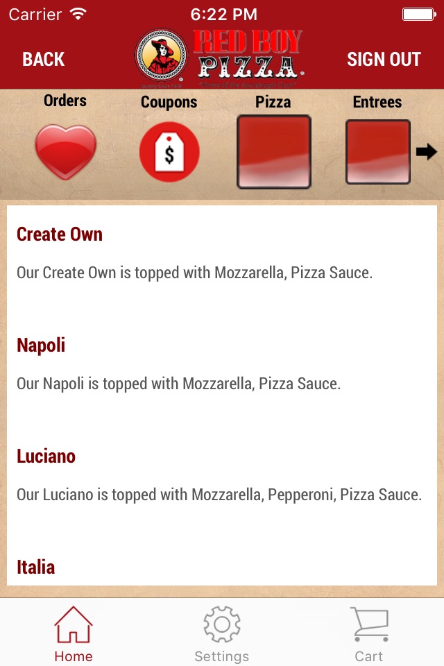 Red Boy Pizza screenshot 3