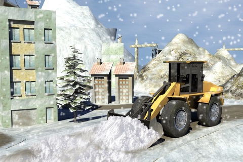 Snowplow Truck Driver simulator 3d game screenshot 4