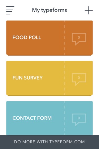 Typeform LITE - beautiful forms & surveys screenshot 2