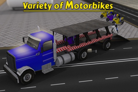 Moto Transporter Big Truck screenshot 4