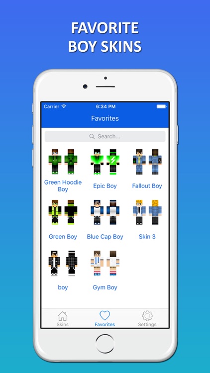 New 3D Boy Skins for 2016 - Skins for Minecraft PE screenshot-3