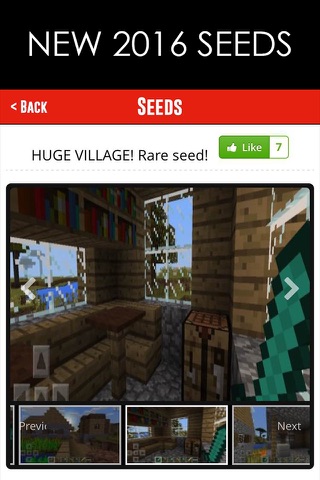 Advance Seeds for Minecraft screenshot 3