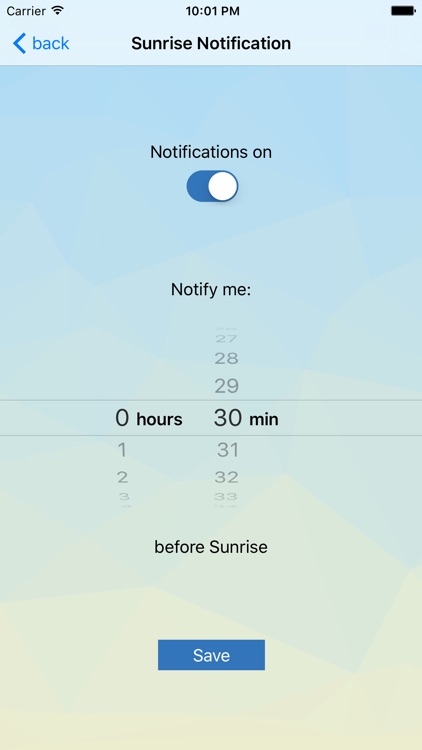 Lux - Sunrise and Sunset