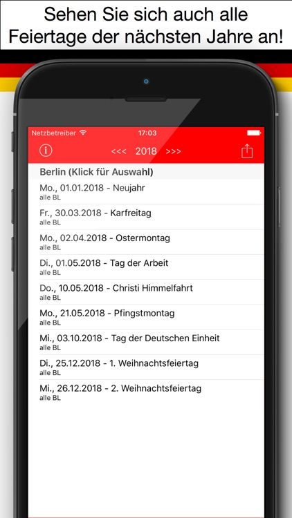 Feiertag Kalender Deutschland 2016 screenshot-3