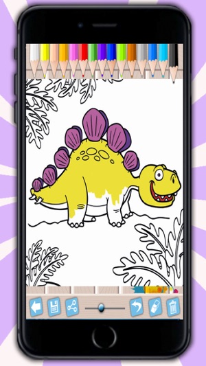 Kids paint and color animals dinosaurs coloring book(圖3)-速報App