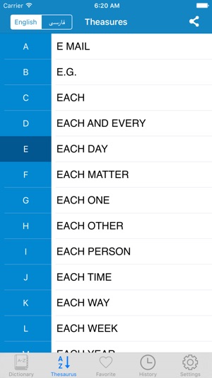 Persian to English & English to Persian Dictionary(圖5)-速報App