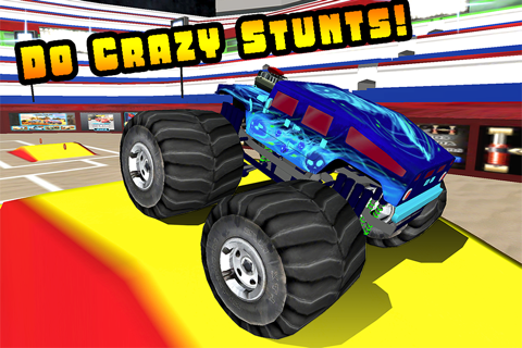 3D Monster Truck Smash Parking - Nitro Car Crush Arena Simulator Game PRO screenshot 3