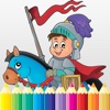 Princess Castle Coloring Book - Drawing for kids free games