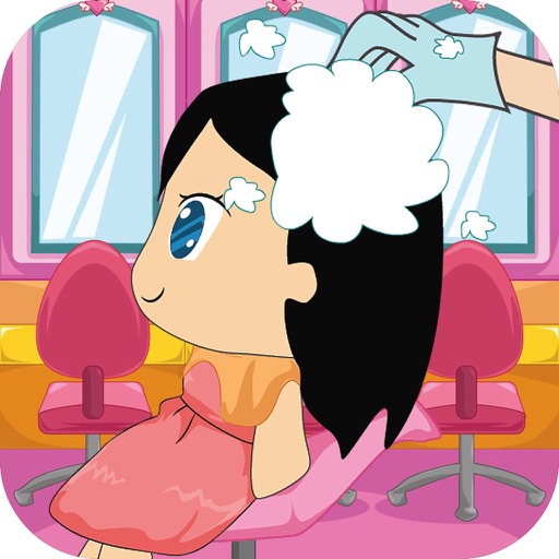 Cute Styling Salon - Free girl game: Choose styling, make up, hairstyle in this fashion game for kids iOS App