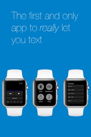 Morse – texting for Apple Watch screenshot 2