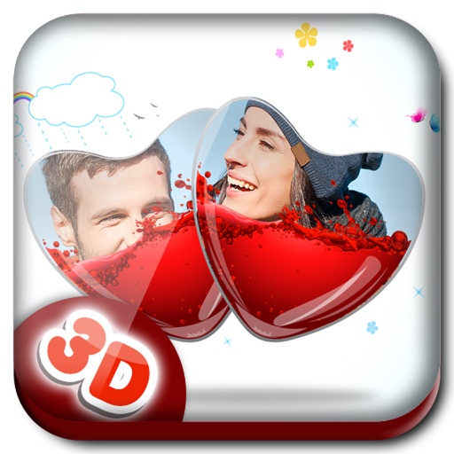 3D Love Photo Frames