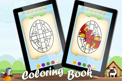 Coloring Pages for Kids Easter Eggs Full screenshot 4