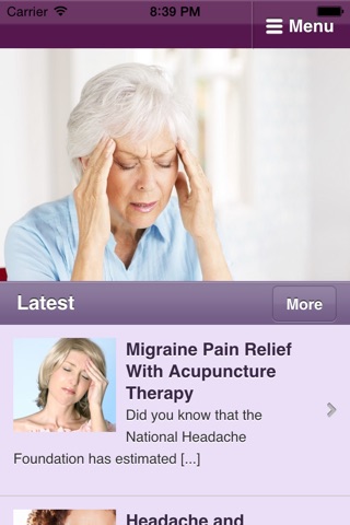 Migraine Headache - Learn How To Ease Your Pain screenshot 3