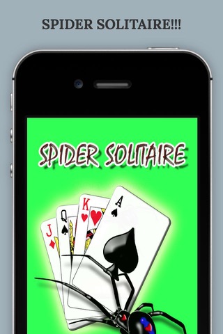 Full Deck Spider Solitaire Spiderette Black Cards Chronicles Pro screenshot 2