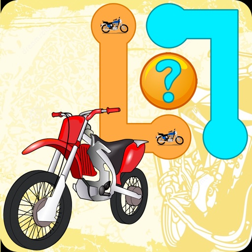 Match the Fast Motorbike - Awesome Fun Puzzle Pair Up for Little Kids