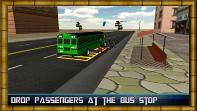 City Bus Driving Simulator 2016 - Real passengers pick & drop driver traffic parking SimScreenshot of 2