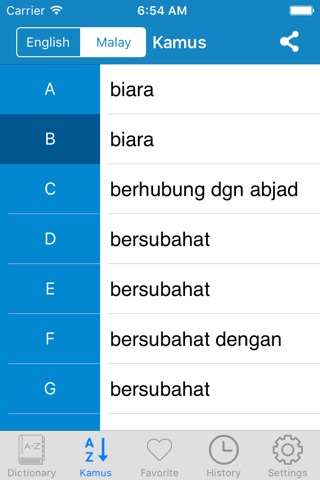 English to Malay & Malay to English Offline Dictionary Pro screenshot 2