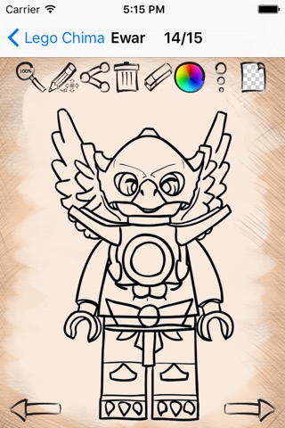 Drawing For Lego Chima Figures screenshot 4