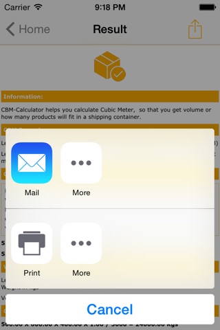 CBM Calculator - Calculate CBM for shipping screenshot 4