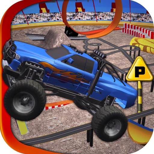 Extreme Monster Truck 3d Parking Icon