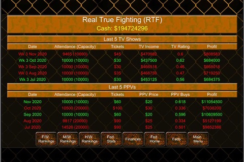 MMA Manager Game screenshot 4