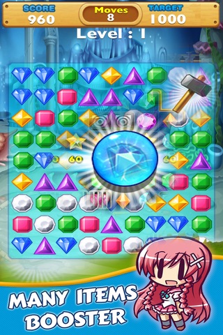 Jewels Lucky Deluxe: Match Gem Mania screenshot 3