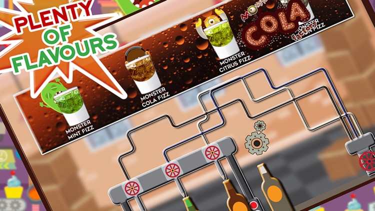 Monster Cola Factory Simulator - Learn how to make bubbly slushies & fizzy soda in cold drinks factory