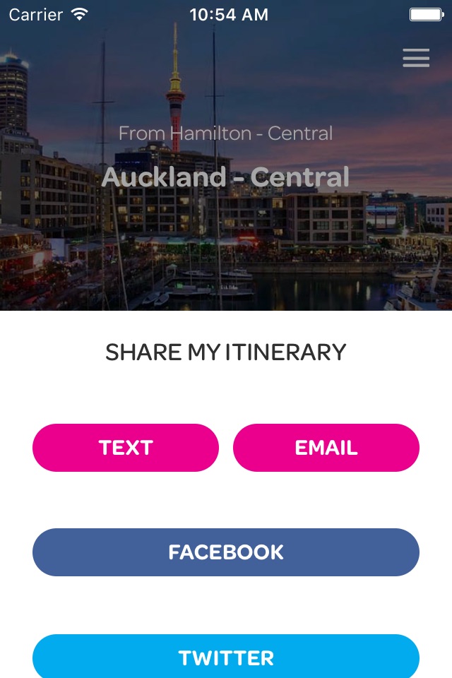 InterCity NZ Bus Tracker screenshot 4