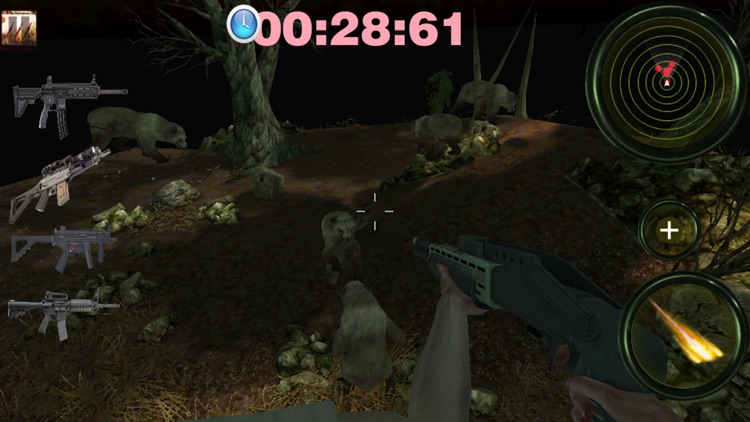 Bear Hunting Shooting Rampage HD screenshot-4