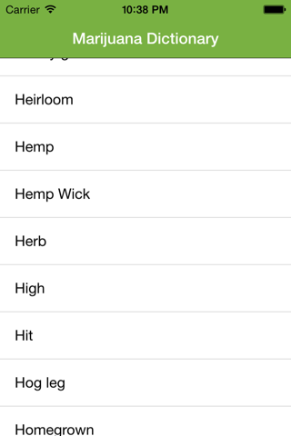 Marijuana CBD Dictionary A-Z screenshot 4