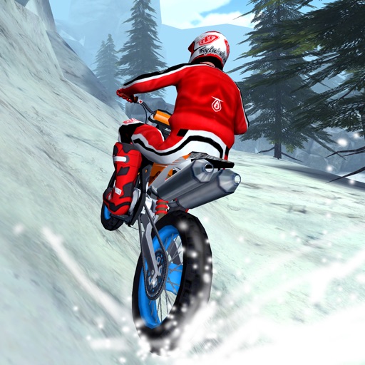 3D Motocross Snow Racing - Off-road Winter Stunt Trials Racing Game PRO icon