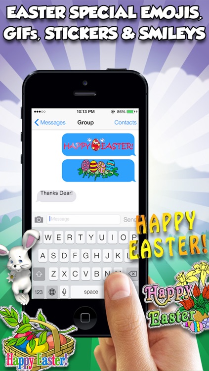 Happy Easter Emojis & GIFs