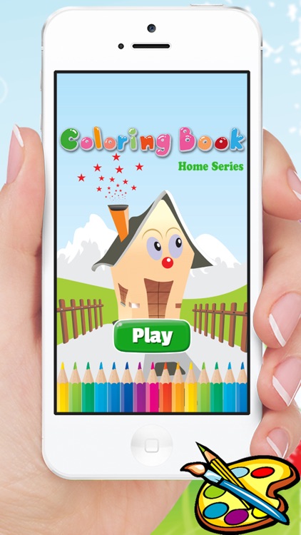 Dream House Coloring Book - Home Drawing for Kid free Games
