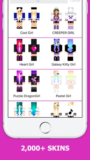 Best Girl Skins for Minecraft PE Free - 2016 Edition(圖4)-速報App