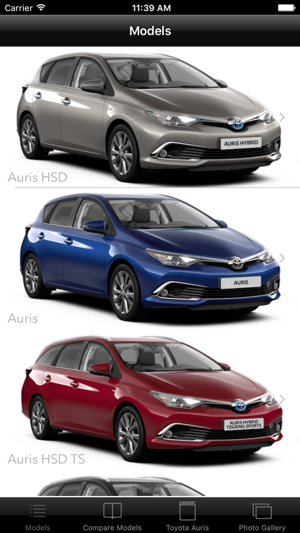 Specs for Toyota Auris E180 2015 edition