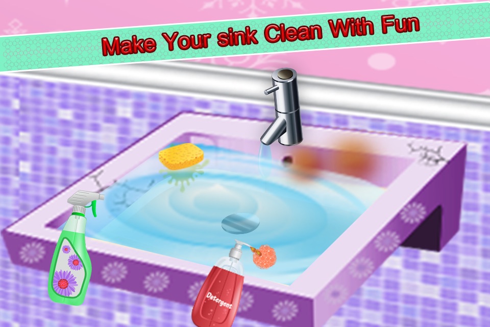 Princess Bath Room Cleaning screenshot 3