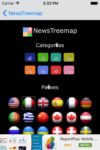 News Treemap screenshot 3