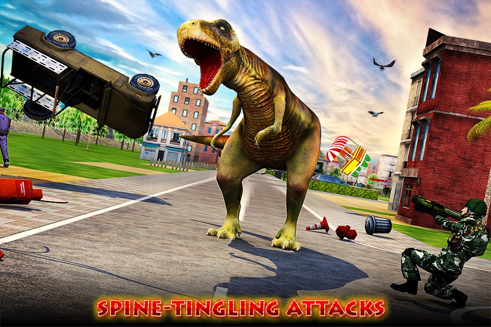 Dino City Rampage 3D screenshot 2