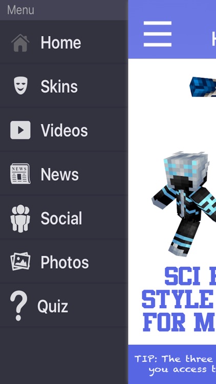 Sci Fi Wars Style 3D Skins For Minecraft PE