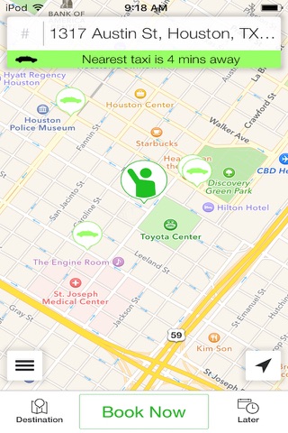 Taxis of Houston screenshot 2