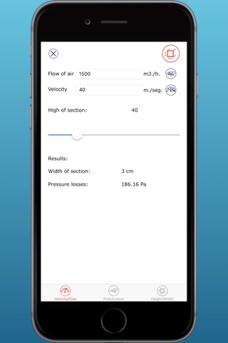 Calculadora URSA AIR - náhled