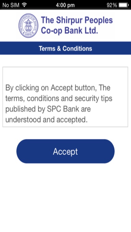 SHIRPUR BANK MOBILE APP